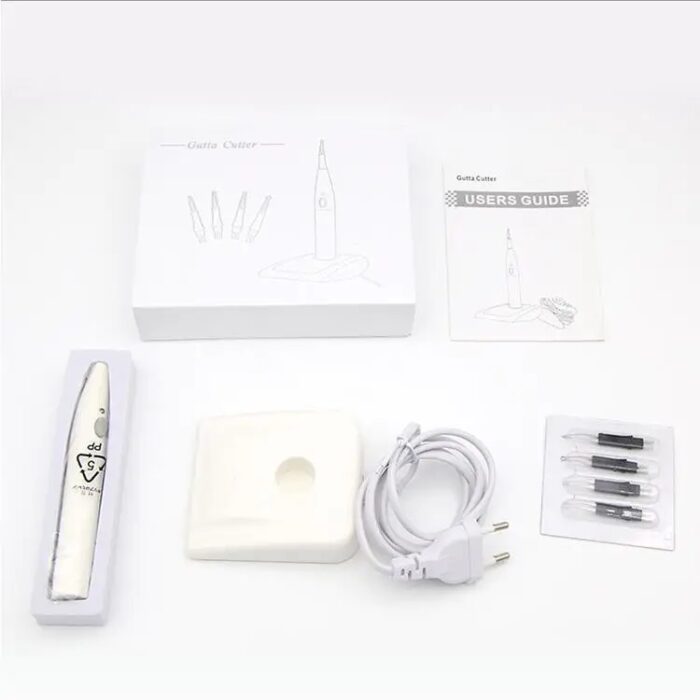 Dental Gutta Percha Points Cutter Teeth Tooth Gum Cutter with 4 Tips - Image 2
