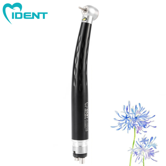 Dental 5 Water Spray Ceramic Bearing Rotor Brightly Rainbow LED Light High Speed Dental Air Turbine Handpiece Lighting Push Button - Image 2