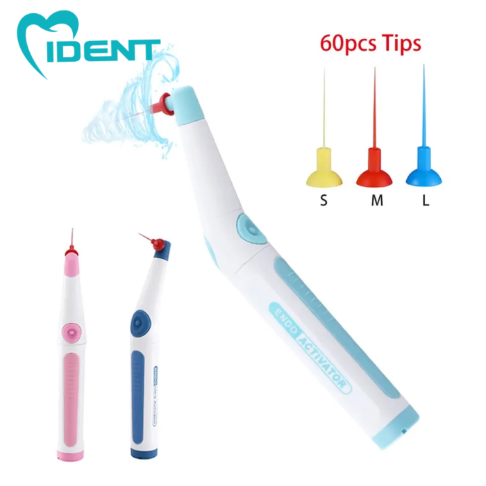 Dental Instrument Endo Cleaning Single Press Button Sonic Irrigator Dentistry Instrument For Endo Root Canal 60 PCS Tips - Image 3