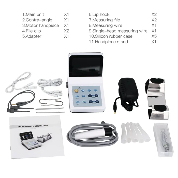 OLED Screen Ident Dental Endo Motor with Apex Locator for Endodontic Treatment - Image 4