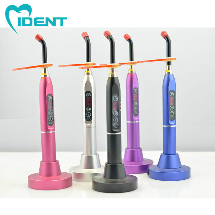 Dental Curing Light Rechargeable LED Wireless Metal  Resin Solidify Lamp Dental Equipment Cordless US/EU Pulg 1500mW/cm2 - Image 2
