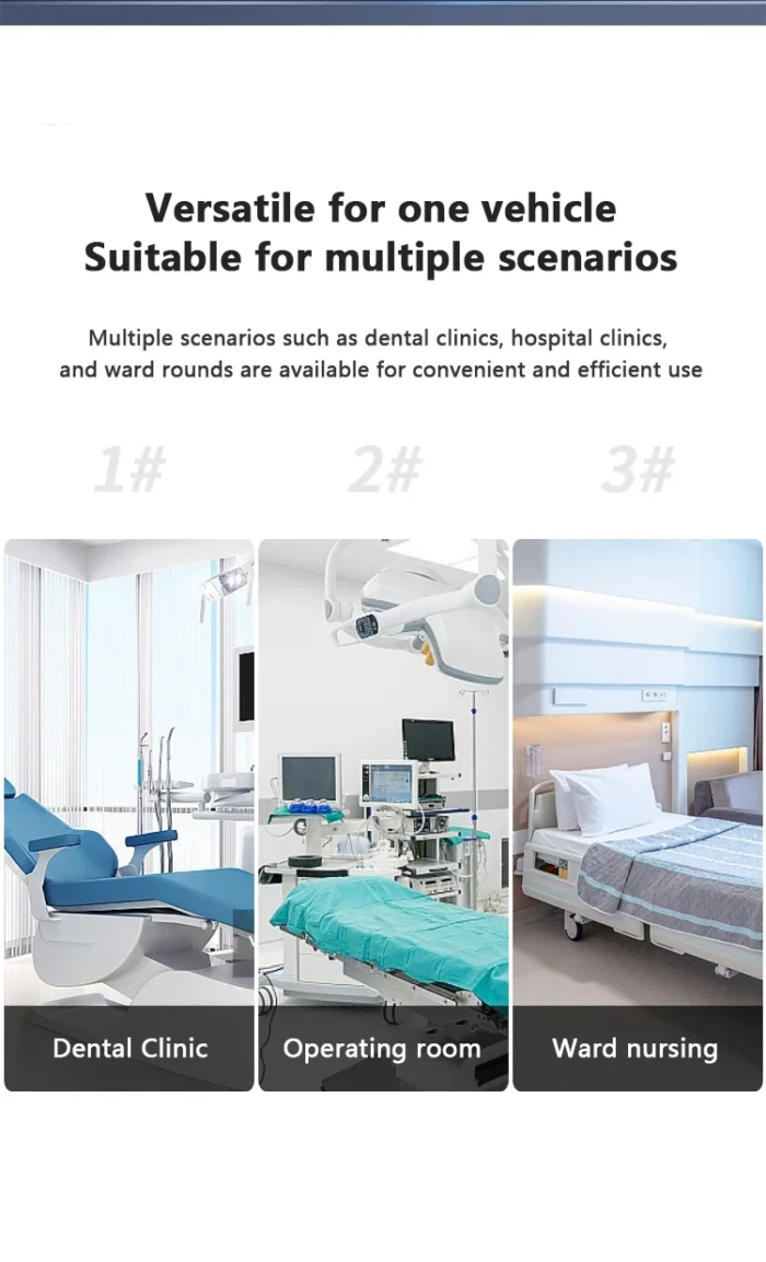 Oral scanning mobile small cart dental clinic oral scanning instrument bracket medical cart base medical computer trolley - Image 4