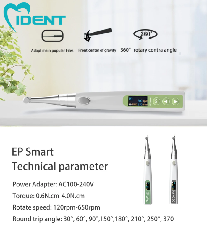 2 In 1 Dental Wireless Endo Motor Built In Apex Locator Root Canal Treatment Reciprocating EP-Smart Dental Endodontics - Image 2