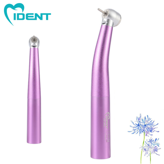 Dental fiber optic LED high speed handpiece Air turbine with ceramic bearing Lab Equipment （purple） - Image 2