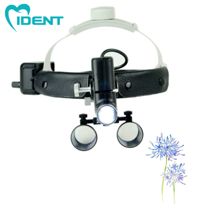 Dental Surgical LED Headlight Headband Binocular Surgical Loupes Brightness Spot Ajustable Headlamp Wireless Magnetic