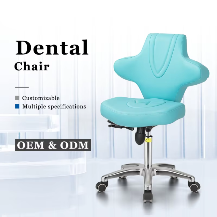 Dental adjustable leather chair furniture lab laboratory furniture Laboratory Furniture For clinic dental lift saddle chair No reviews yet 1 sold - Image 3