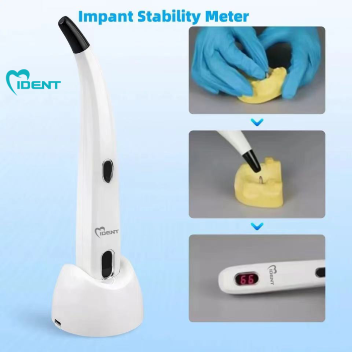 Dental implant Osseointegration Stability Instrument Detector im plants Dentist Cordless Measuring Tools - Image 4