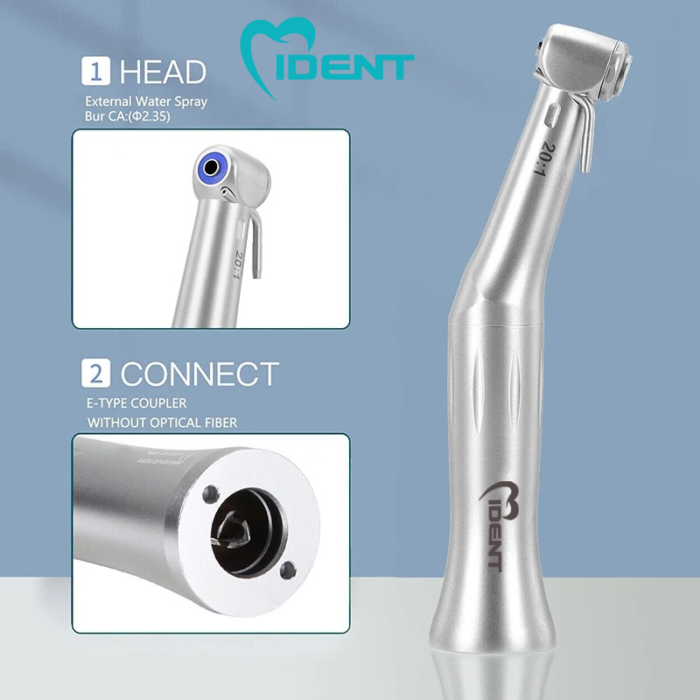 Dental Handpiece Implant 20:1 Low Speed Surgery Contra Angle Handpiece SG20 Air Turbine