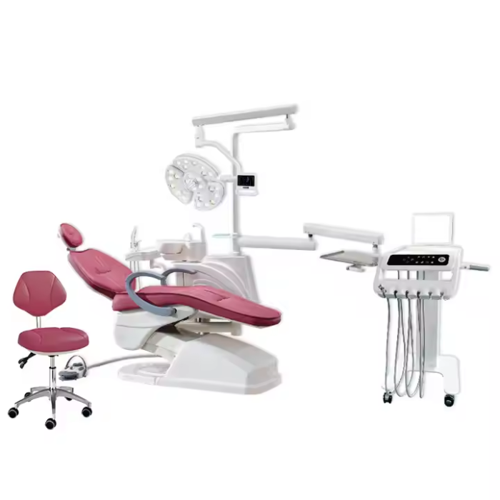 Luxury Implant Dental Chair High Quality Surgery Dental Unit with 26 Bulbs Surgical Lamp Produced by Foshan