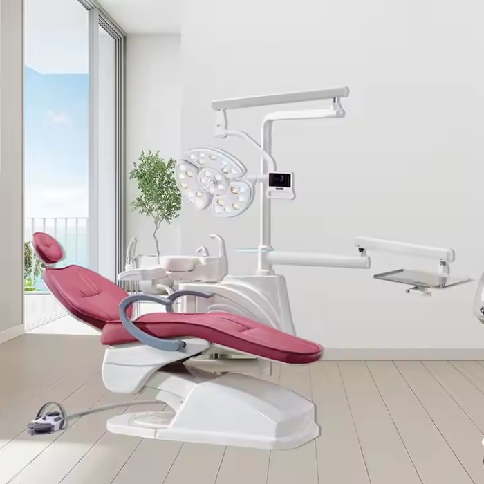 Luxury Implant Dental Chair High Quality Surgery Dental Unit with 26 Bulbs Surgical Lamp Produced by Foshan - Image 4