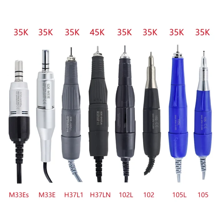 MARATHON / STRONG 102 105L 102L H37L E-type handle 35K 40K RPM Dental Micromotor Polishing Handpiece Dental Motor Lab Equipment - Image 2