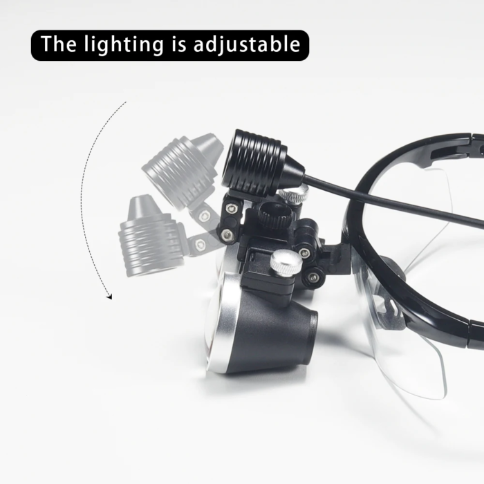 Dental Loupe 2.5X 3.5X Magnifying Glass with LED Light Glasses Surgical Magnifying Glass Dental Medical Magnifying Glass - Image 6