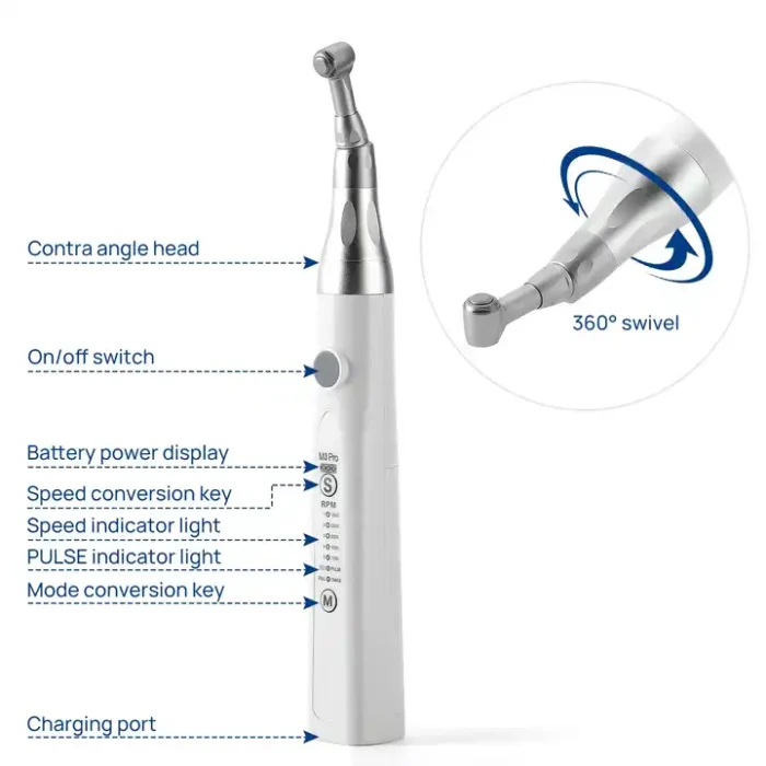 Cordless Dental Polisher Handpiece 5models Setting Dental Prophy Handpiece - Image 3