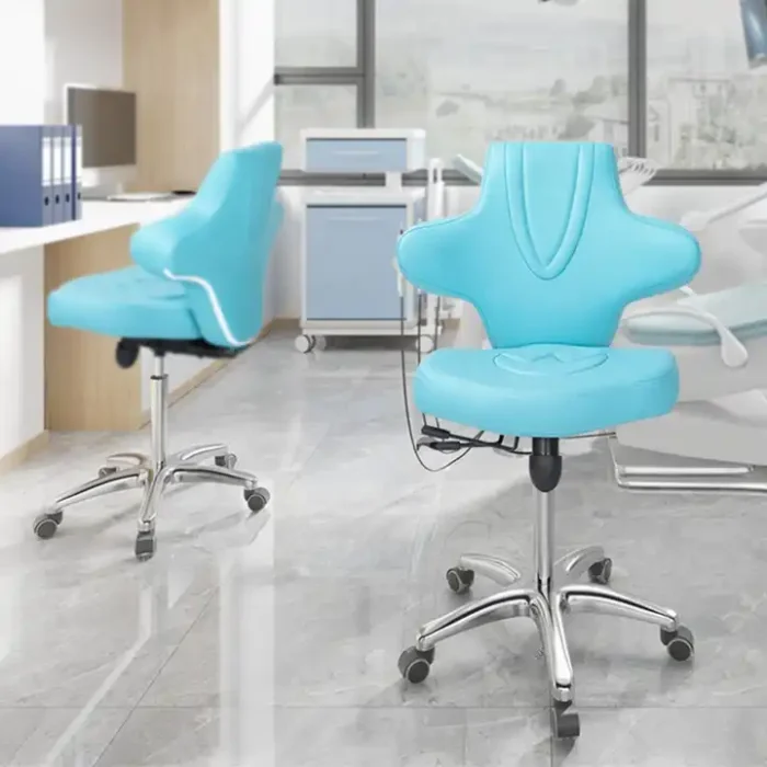 Dental adjustable leather chair furniture lab laboratory furniture Laboratory Furniture For clinic dental lift saddle chair No reviews yet 1 sold - Image 4