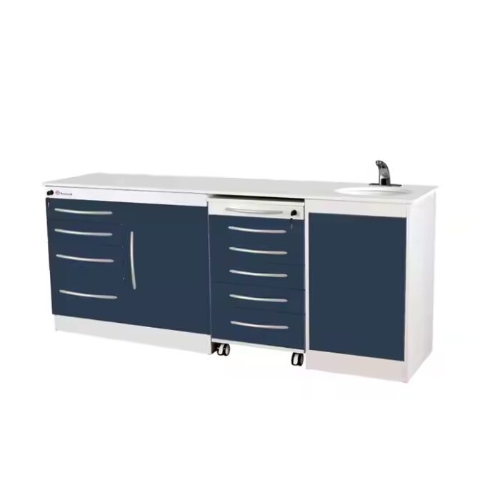 Dental Room Furniture Customized Hospital Cabinets Stainless Steel Medical Cabinet Commercial With Sink - Image 4