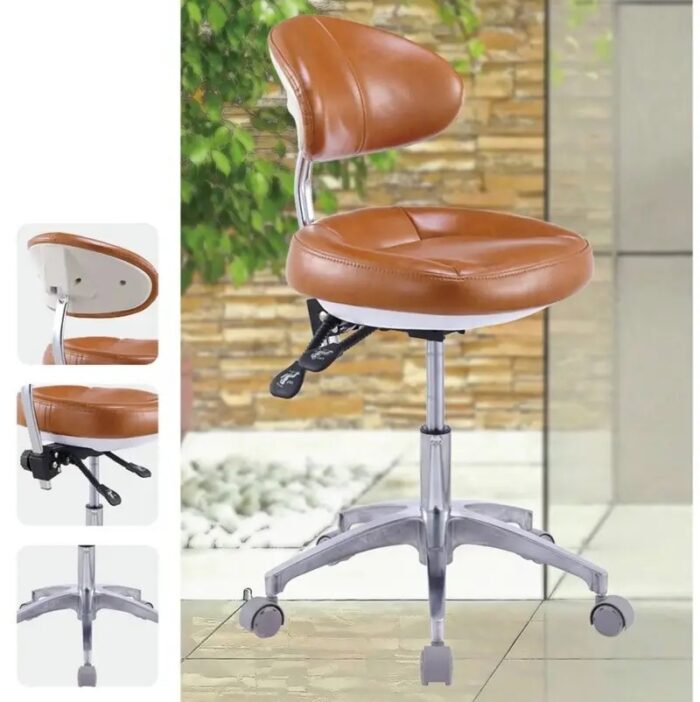 Doctor Assistant Chair Surgical Mobile Dentist Nurse Stool - Image 2