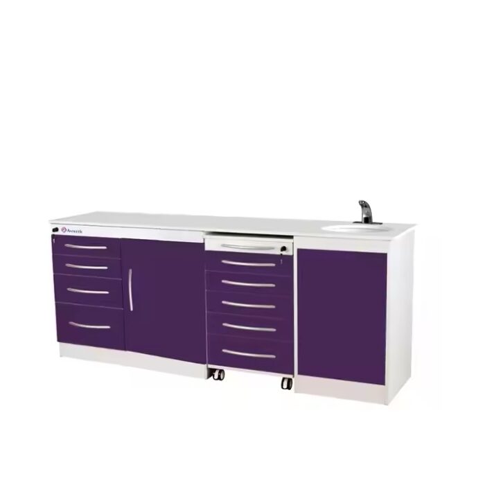 Dental Room Furniture Customized Hospital Cabinets Stainless Steel Medical Cabinet Commercial With Sink - Image 5