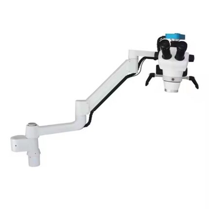 Chair Mounted Easy Move Long Arm Digital 2.5-25x Magnification Surgical Microscope