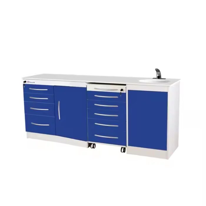 Dental Room Furniture Customized Hospital Cabinets Stainless Steel Medical Cabinet Commercial With Sink - Image 2