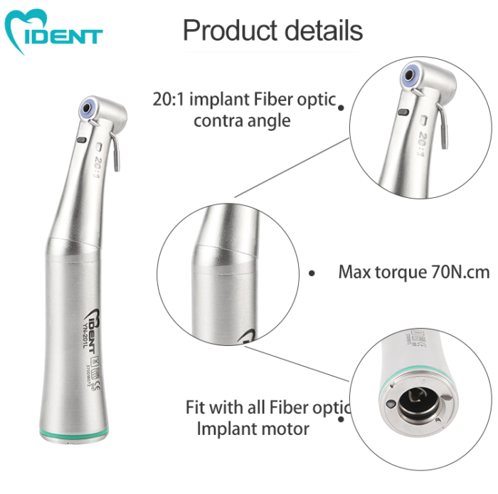 Dental Equipment Surgical Against SG20 S-Max 20:1 Implant Contra Angle Dental Low Speed Handpiece Dental Handpiece - Image 3