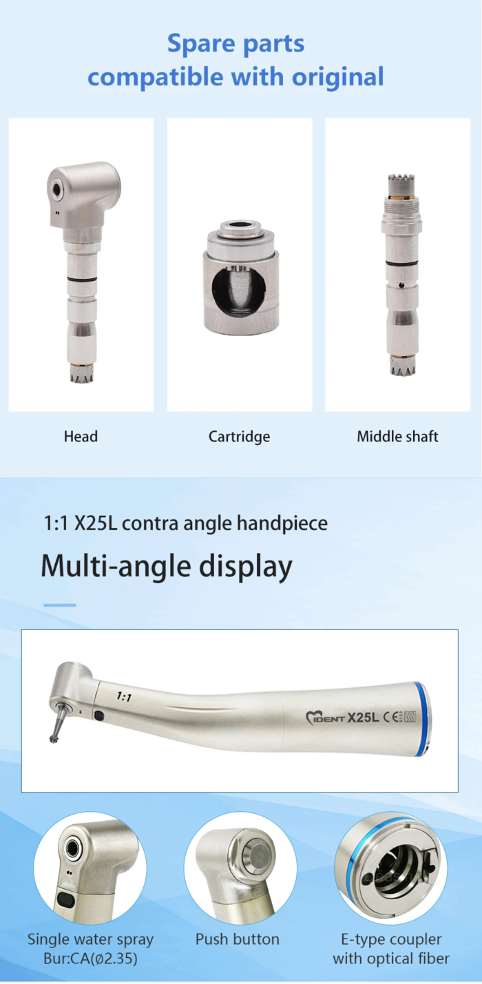 Dental X25L with light  handpiece 1:1 - Image 3