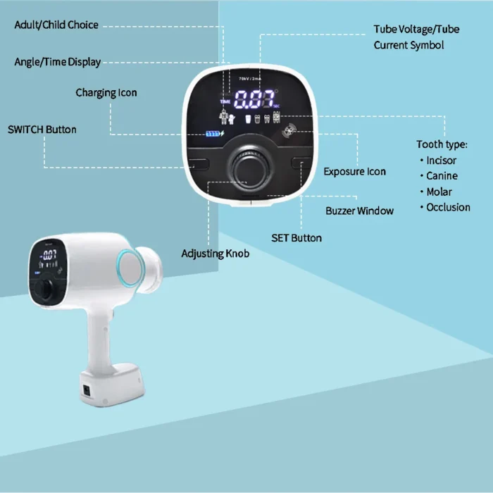 Dental X-ray Machine For Training Veterinary X Xay Radiography Equipment Handheld Digital Nomad Veterinary Dental- X Ray - Image 3