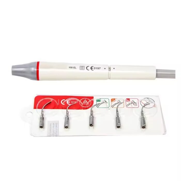 Dental UDS-E LED Ultrasonic Piezo Scaler EMS HW-5L Handpiece 8 Tips - Image 3