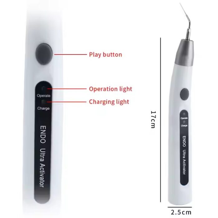 Wireless Dental LED Cordless ultra sonic activator with 6pcs Tips USB chargeable Dentistry Sonic Activator for Endo Root Canal - Image 4