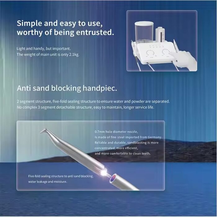 VRN DQ-40 Dental Ultrasonic Scaler And Air Prophy 2 In 1 Ultrasonic Periodontal Therapy Treatment Device System No reviews yet - Image 4