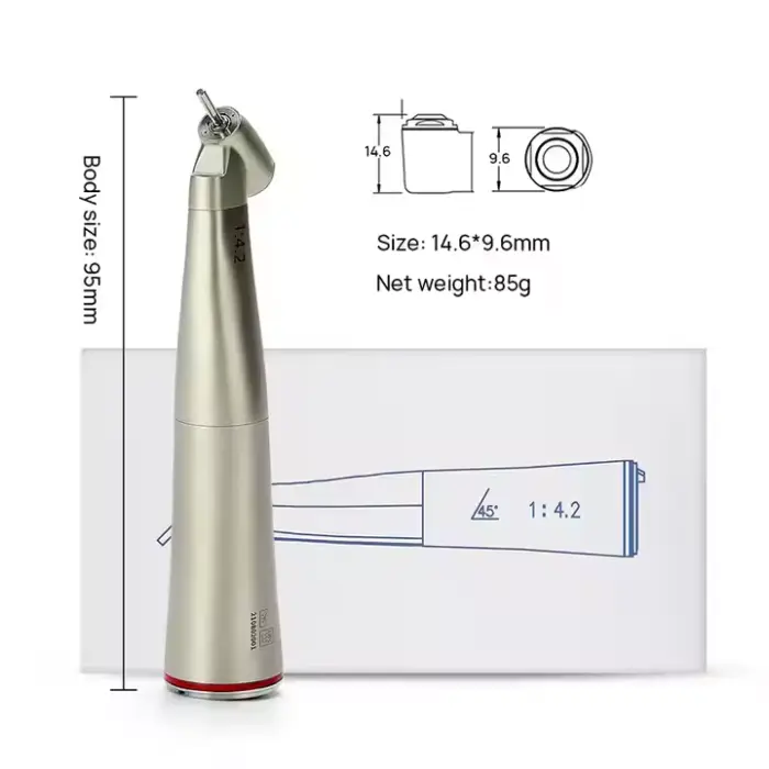 Dental 45 Degree Head 1.42Handpiece Fiber Optic - Image 6