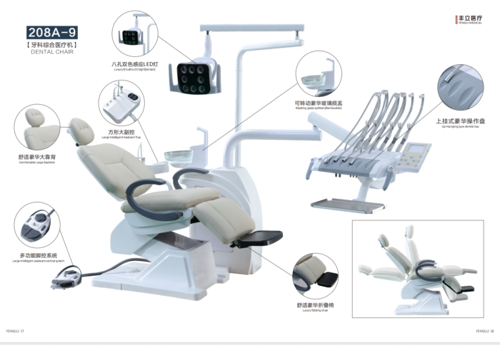Dental chair  Dental unit  Dental equipment  Dental treatment chair  Dental operatory chair - Image 3
