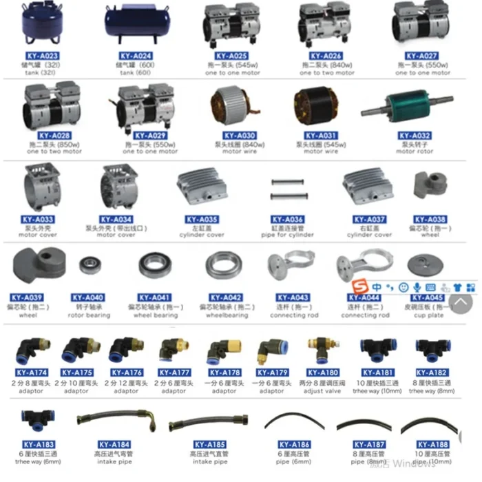 Dental Air Compressor One to One Air Compressor Dental Unit/Equipment - Image 6