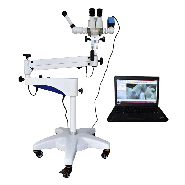 Mobile Microscope for Surgical Operations Binocular Optical Instrument with LED - Image 3