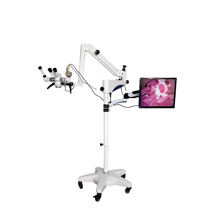 Mobile Microscope for Surgical Operations Binocular Optical Instrument with LED - Image 4