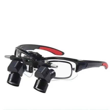 5W Surgical Dental Microscope Medical Headlamp Loupe Magnifier with Light Equipment Tool for Dentistry Adjustment 3x-5x YN-LO35