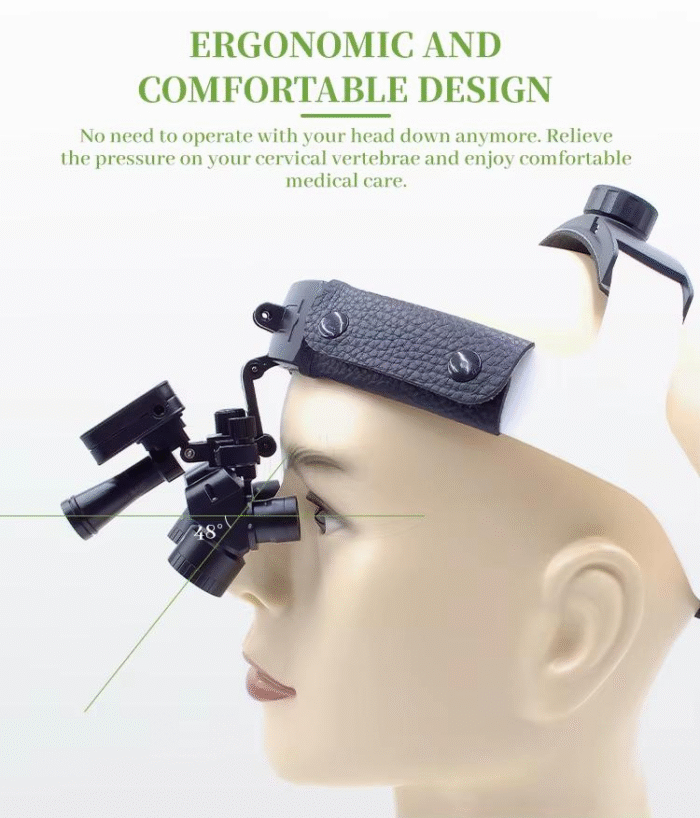 Dental Adjustment Loupes Prescription Glasses Head-Mounted Magnifying Glasses - Image 3