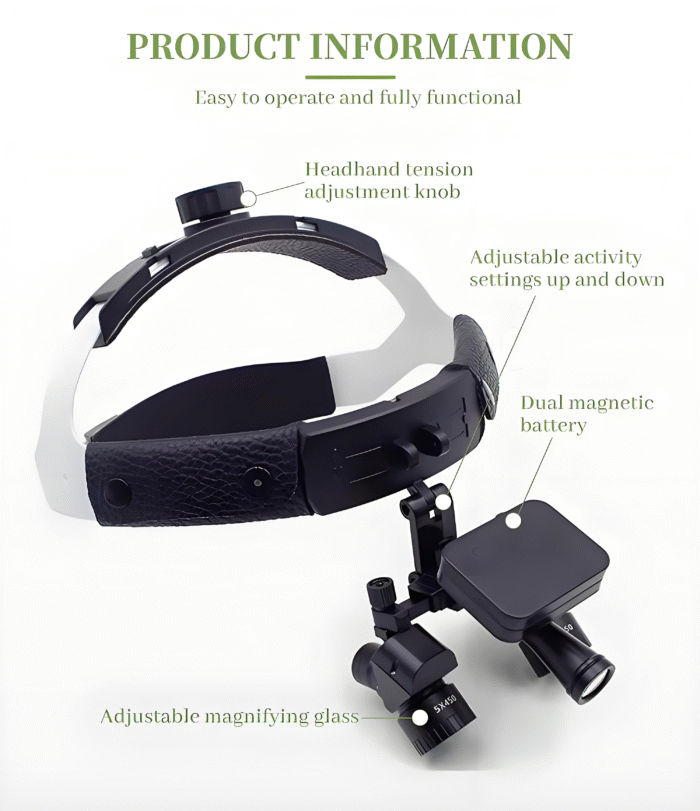 Dental Adjustment Loupes Prescription Glasses Head-Mounted Magnifying Glasses - Image 2
